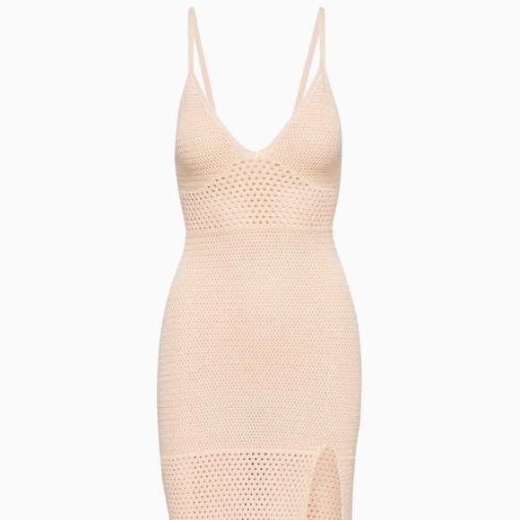 BNWT Wilfred Evie Blue Crochet Dress - Size Small - Picture 5 of 5